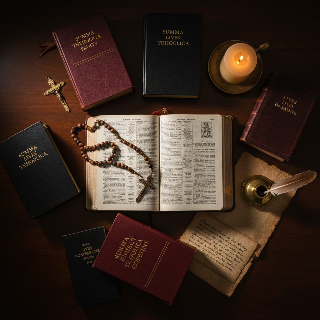 Bible Study Flat Lay