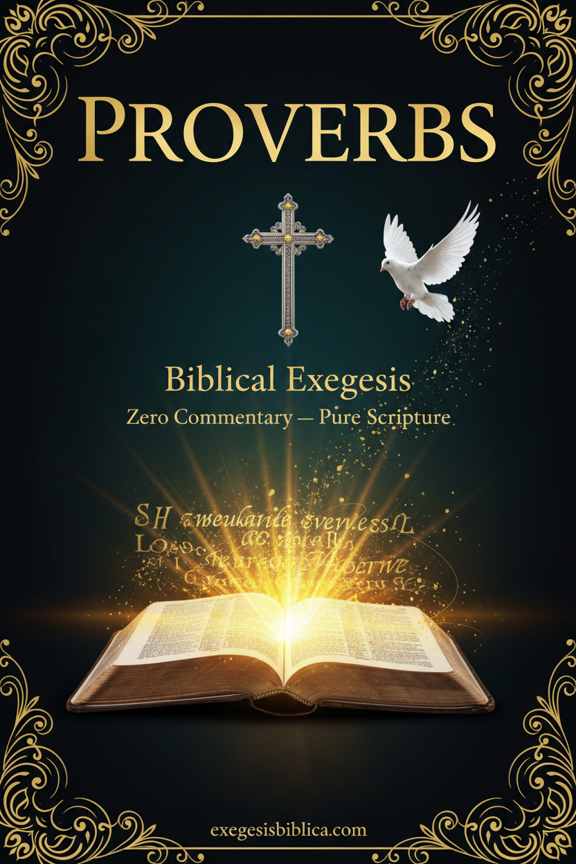 Proverbs — Biblical Exegesis, Zero Commentary, Pure Scripture