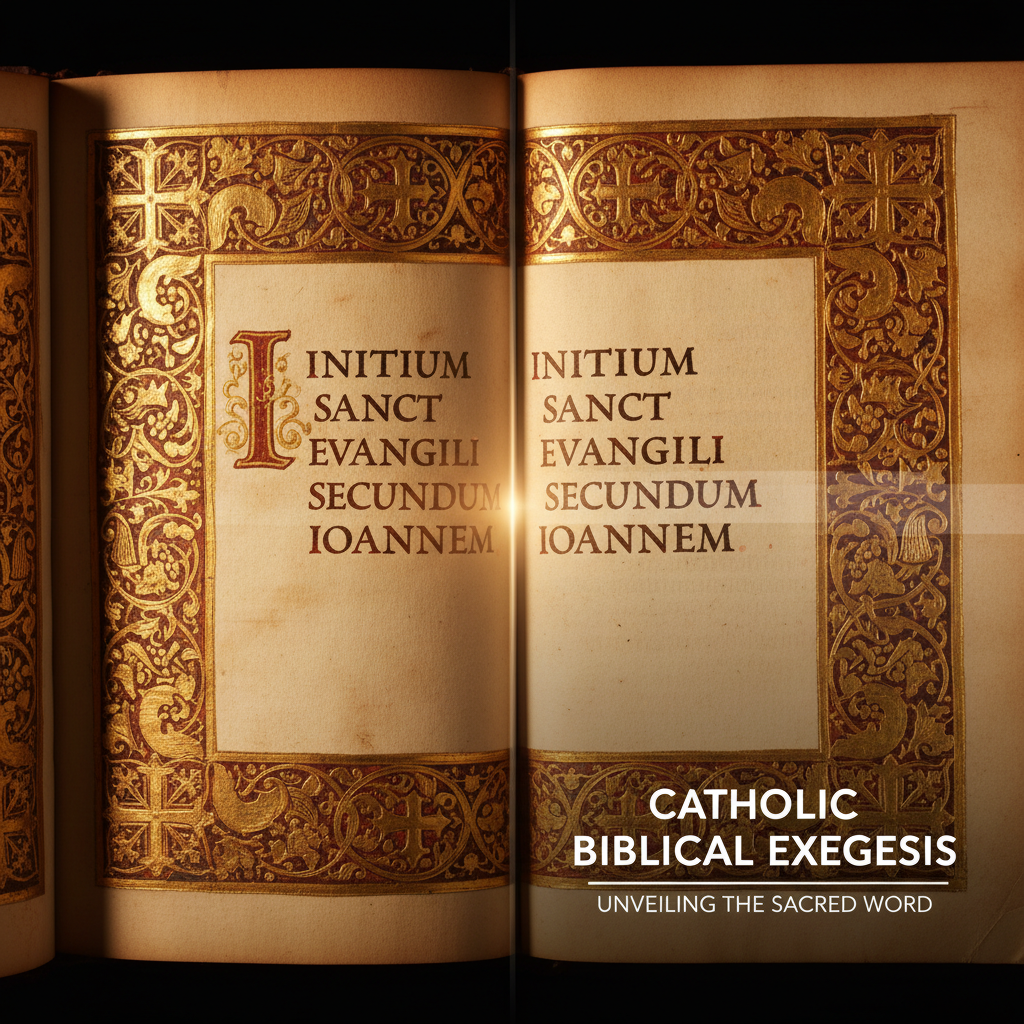 Split Image - Illuminated Manuscript